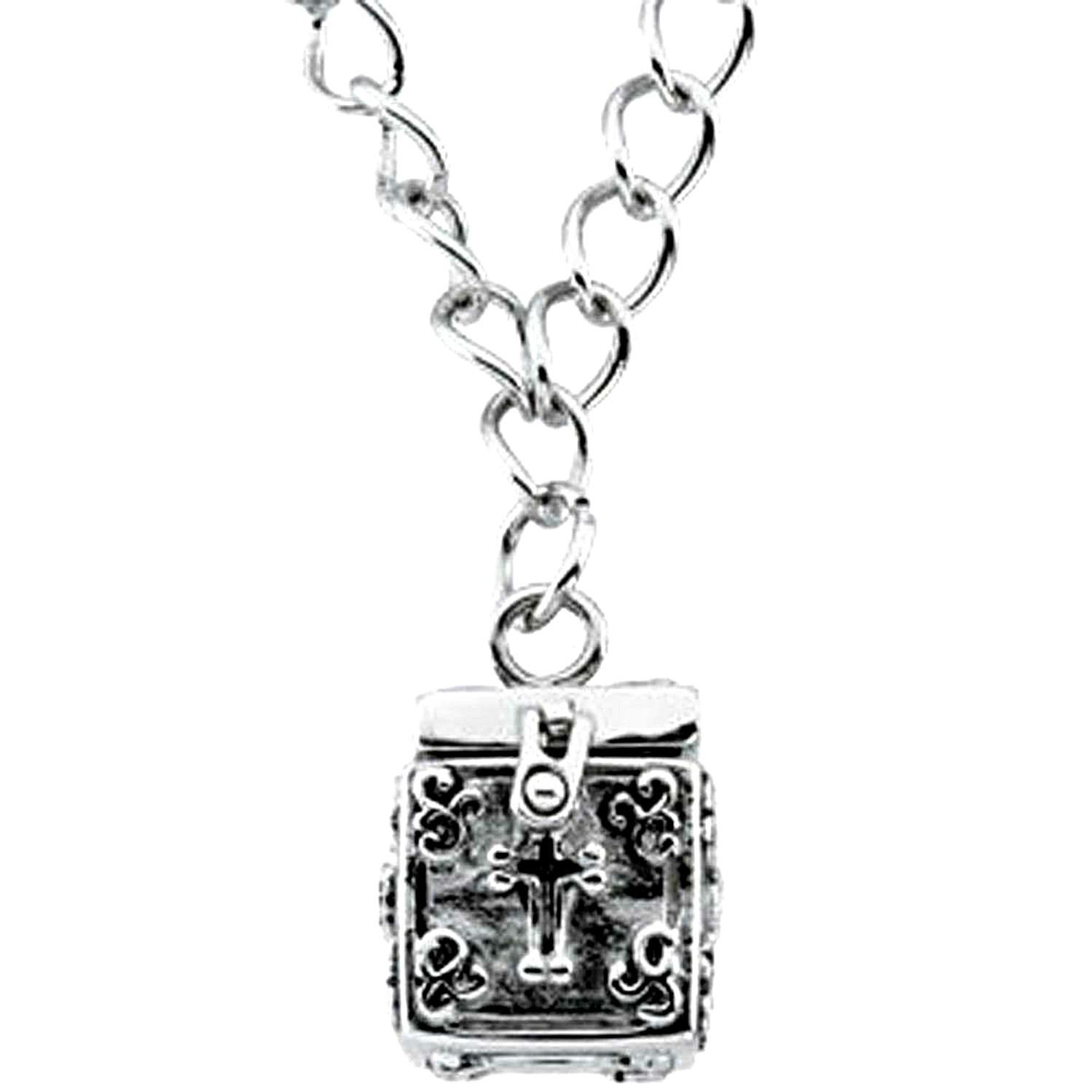 Cross Treasure Chest 'Letting Go' Locket Bracelet.