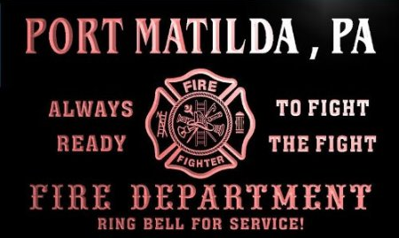 There was no reason to call the Port Matilda fire department or paramedics, as I realized Matilda was already gone. 