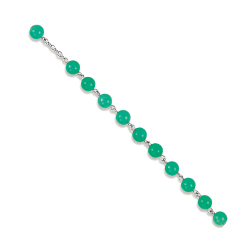 Gorgeous Green Jadeite Rosary Beads