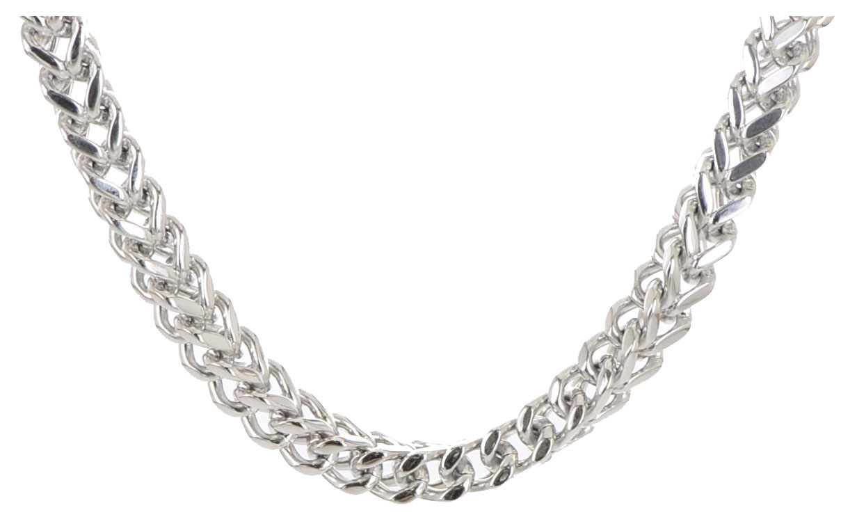 Stainless Steel 6.75mm 22in Franco Chain.