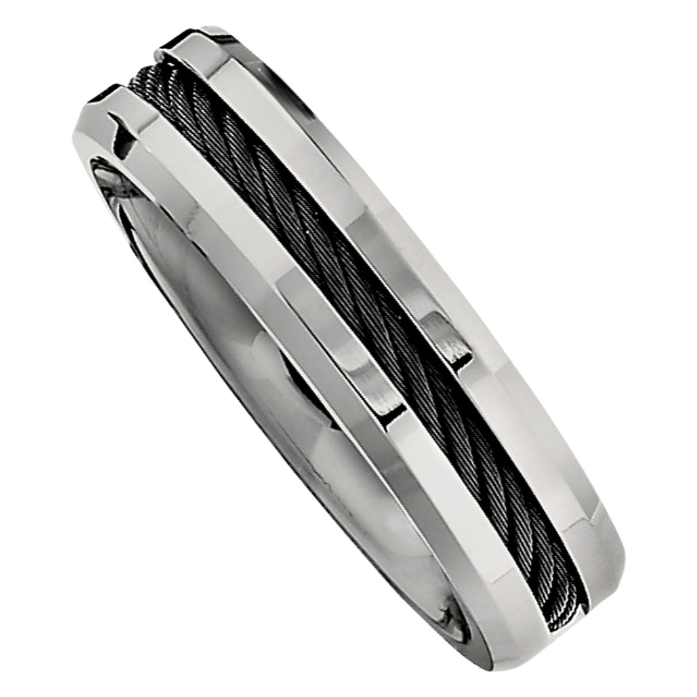 6mm Titanium Cable Ring