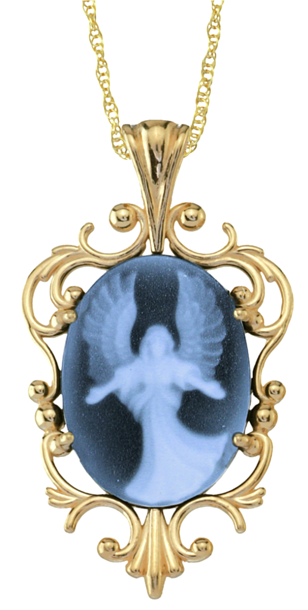 10k-black-hills-gold-agate-cameo-angel 