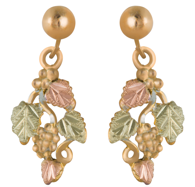 EAR-G_L01630-TRJ-10k-yellow-gold-black-hills-gold-motif-earrings