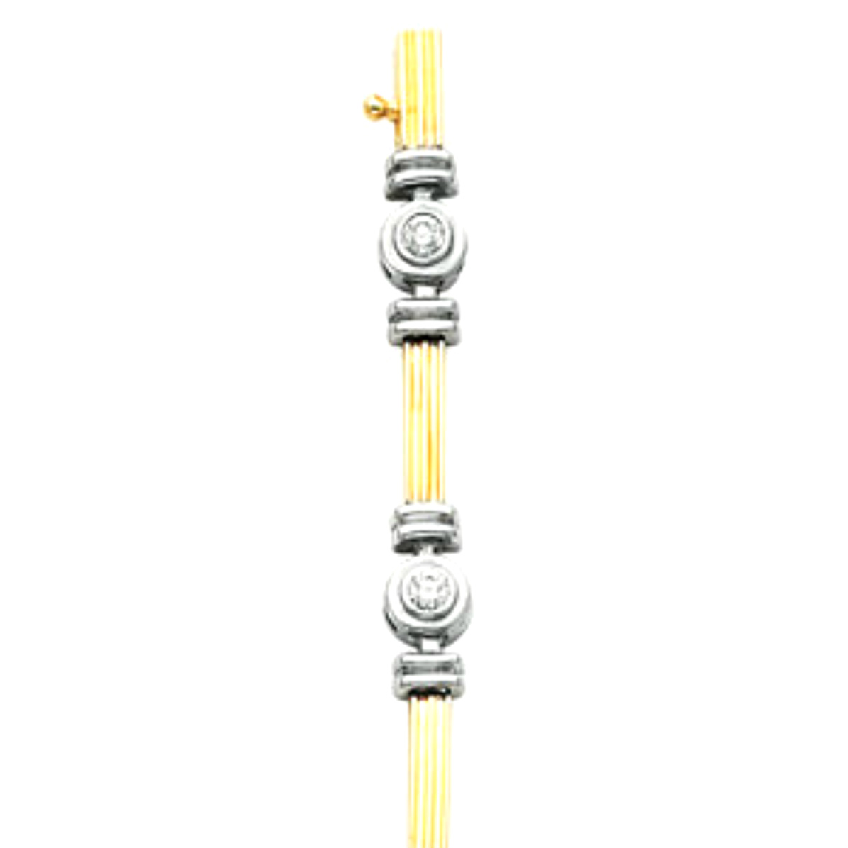 Two-Tone Line Bracelet Mounting