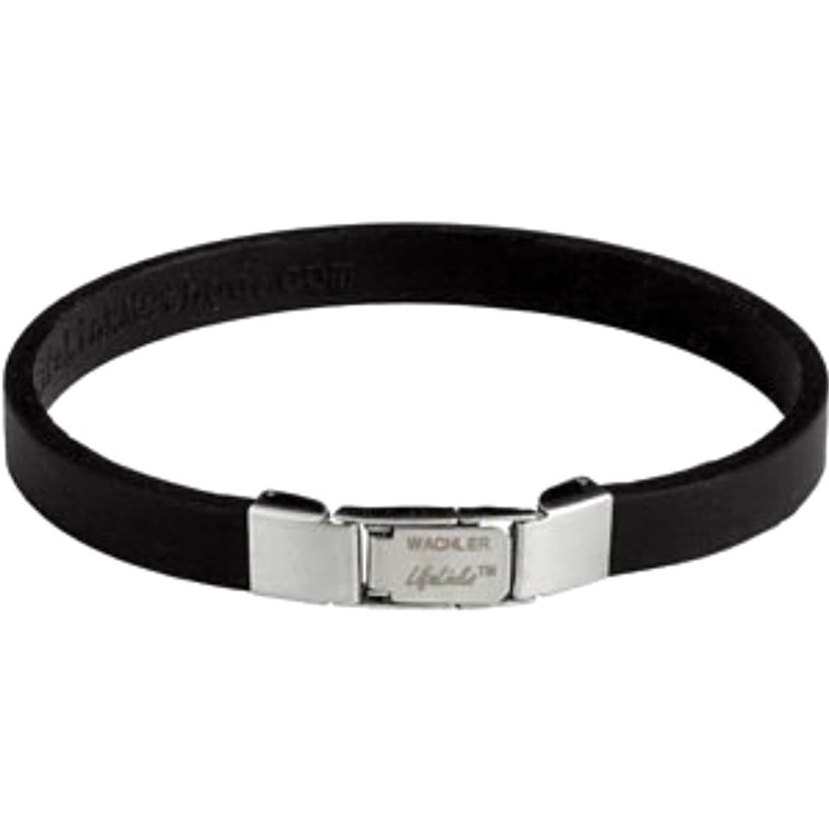 LifeLink Black Rubber Bracelet with Clasp