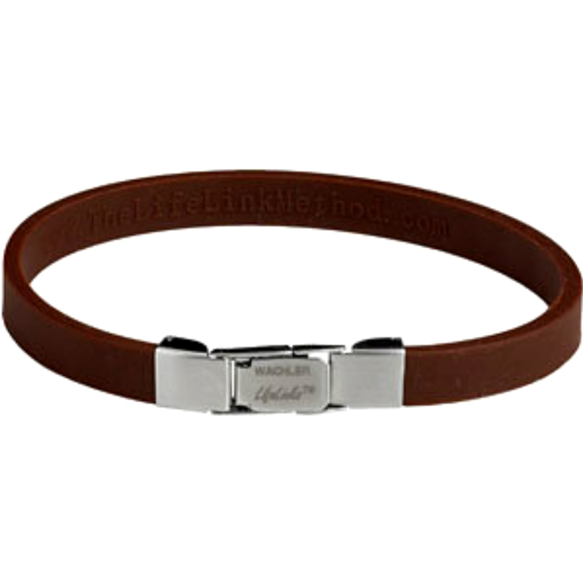 LifeLink Brown Rubber Bracelet with Clasp
