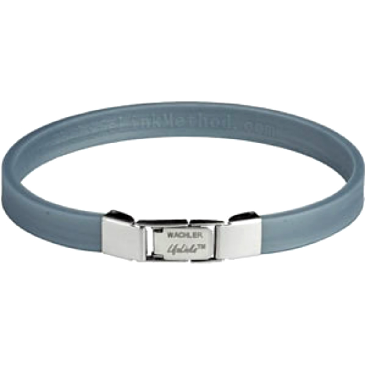 LifeLink Silver Rubber Bracelet with Clasp