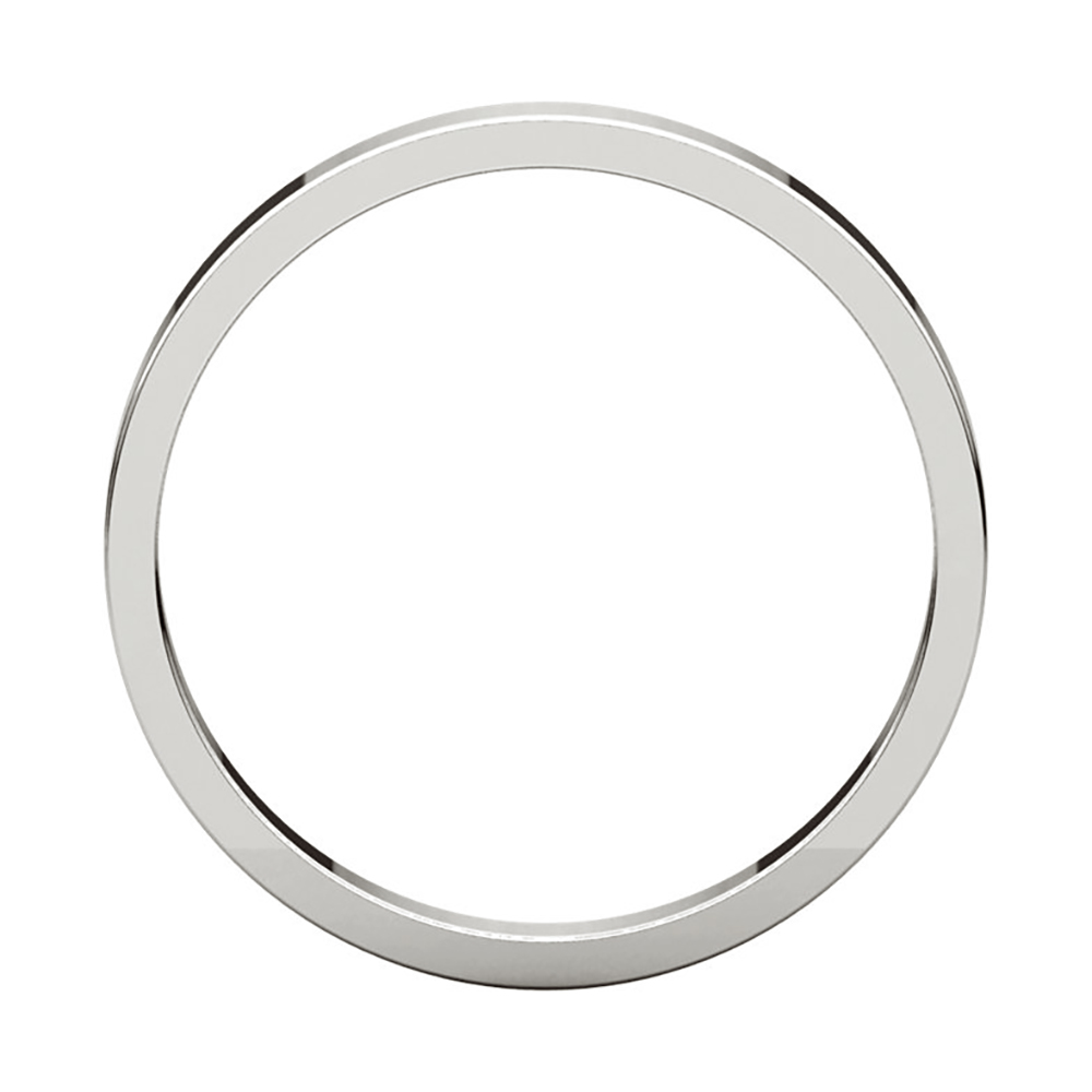 Palladium 9mm Flat Band