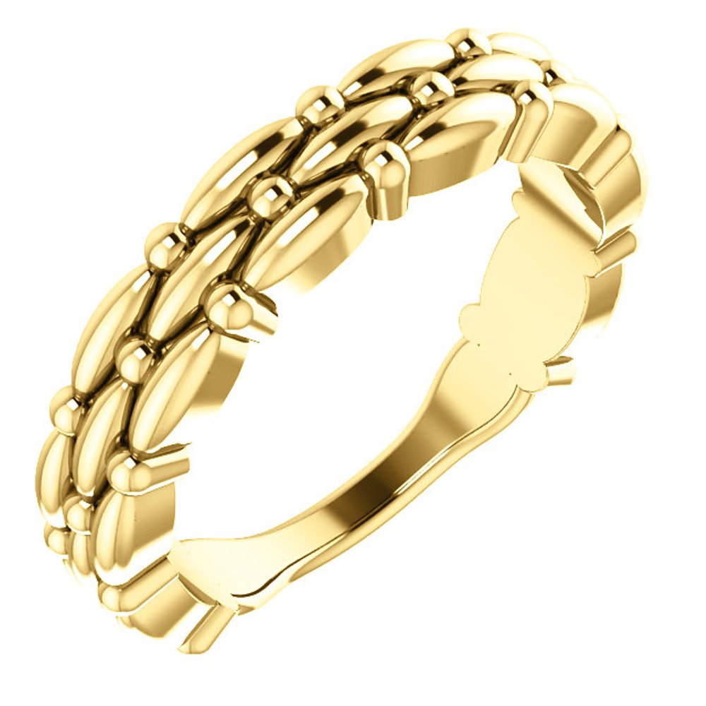  Multi-Row Stackable Ring, 14k Yellow Gold 
