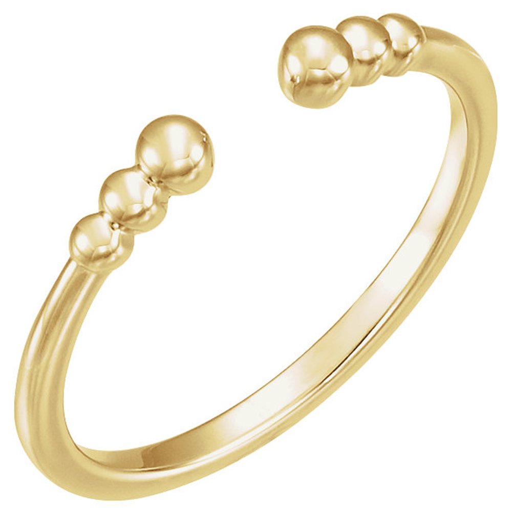 Graduated Beaded Ring, 14k Yellow Gold 
