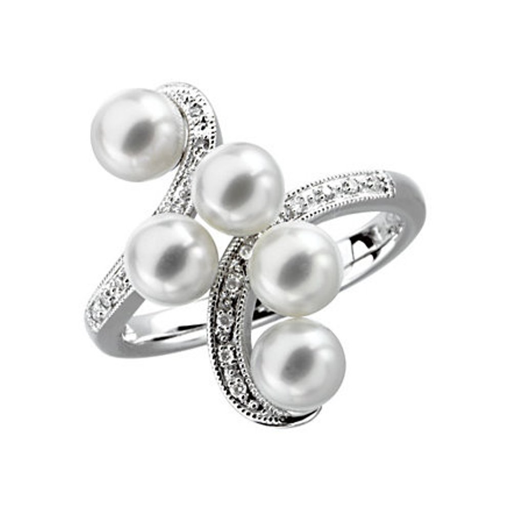 Five-Stone Ring for Pearl