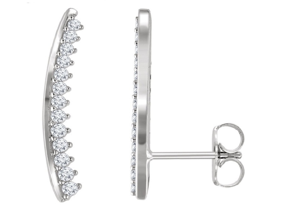 Diamond Ear Climbers