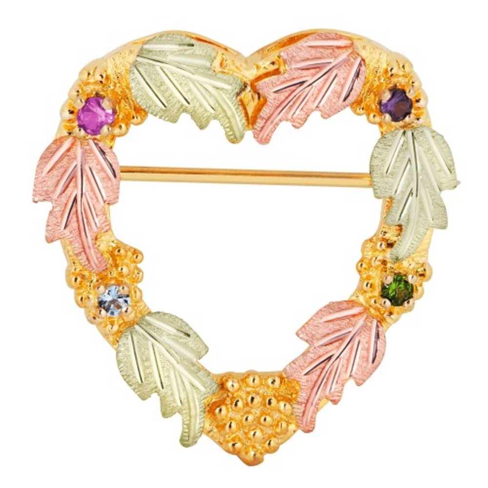 Heart Mother's Brooch