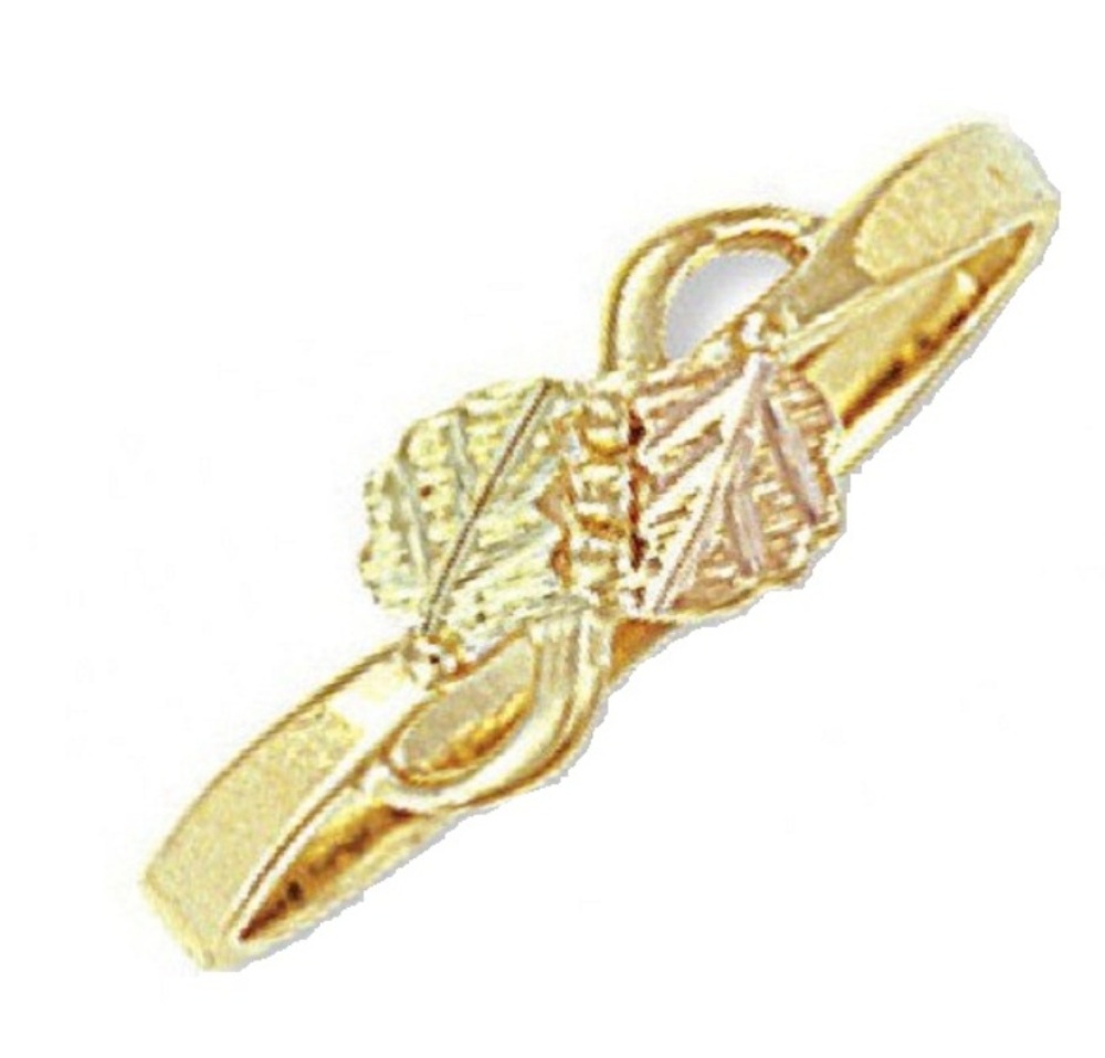 10k Yellow Gold Leaves Ring