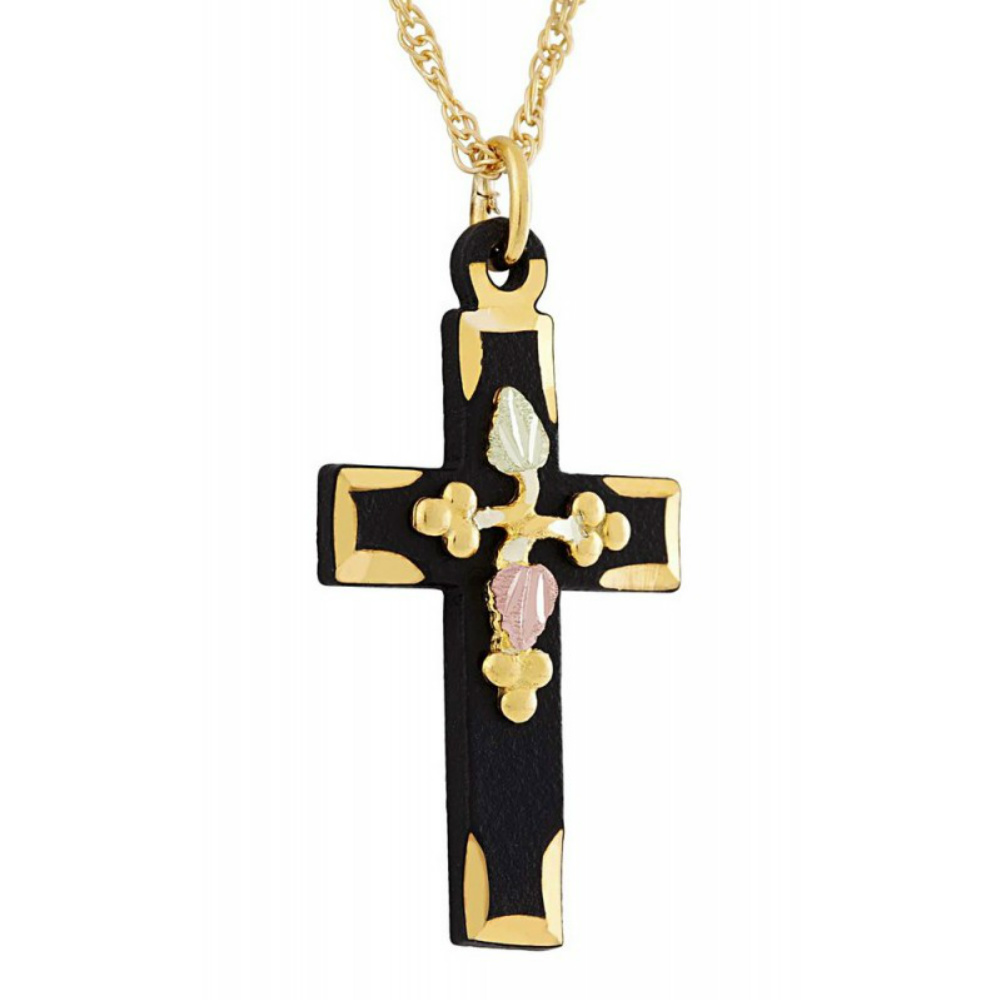 Black Hills Gold motif on Black Powder  Cross. 