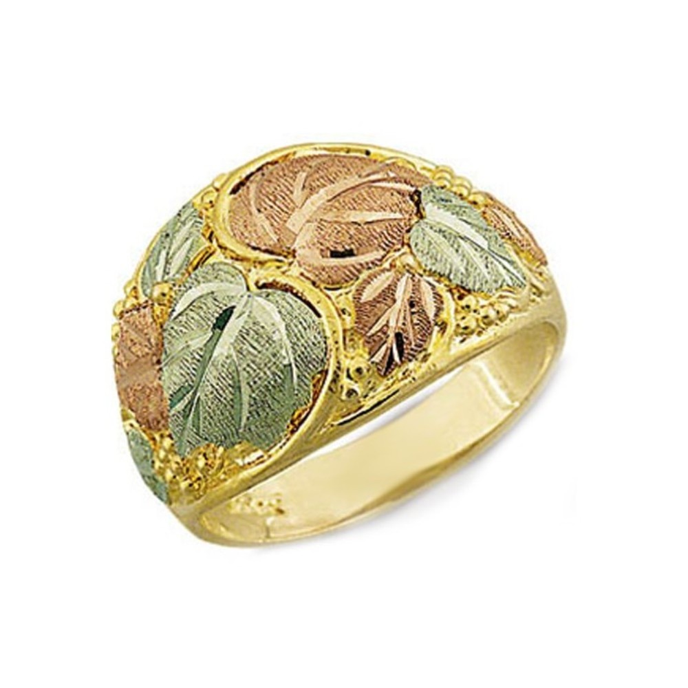 Ladies Wedding with Leaves Ring 