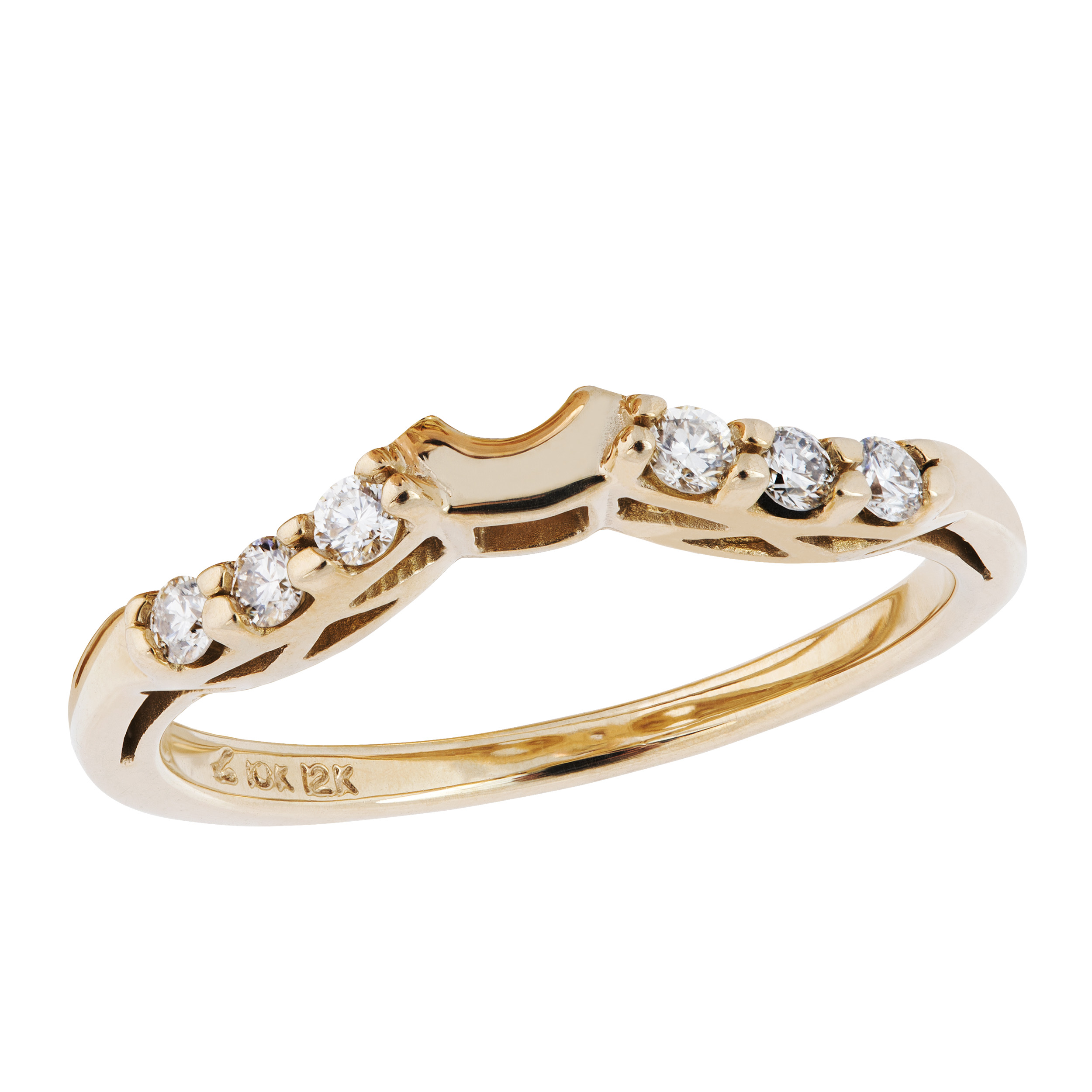 Diamond Ring, 10k Yellow Gold, 12k Green and Rose Gold Black Hills Gold Motif  (.2 Ctw,    Color,    Clarity)