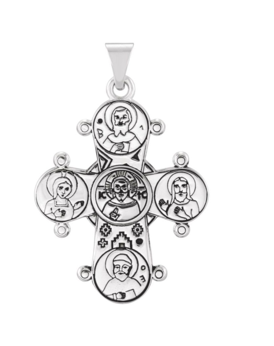Sterling Silver Dagmar Cross Pendant (26x22 MM)