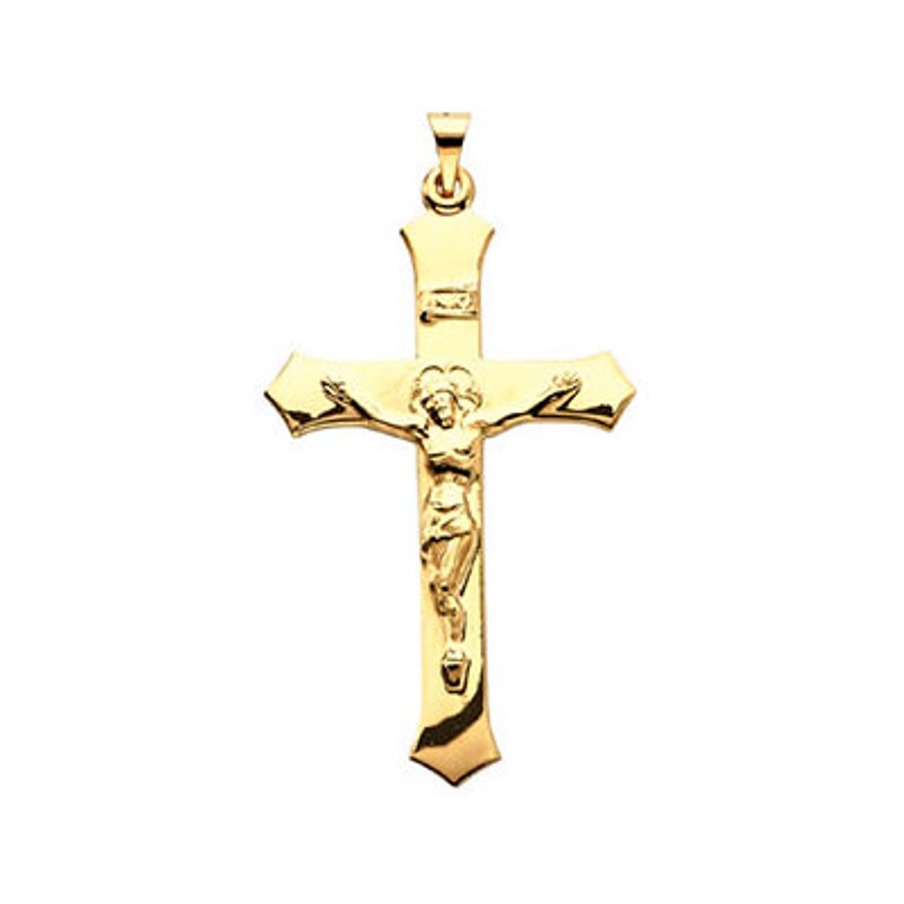 Crucifix 14k Yellow Gold Pendant