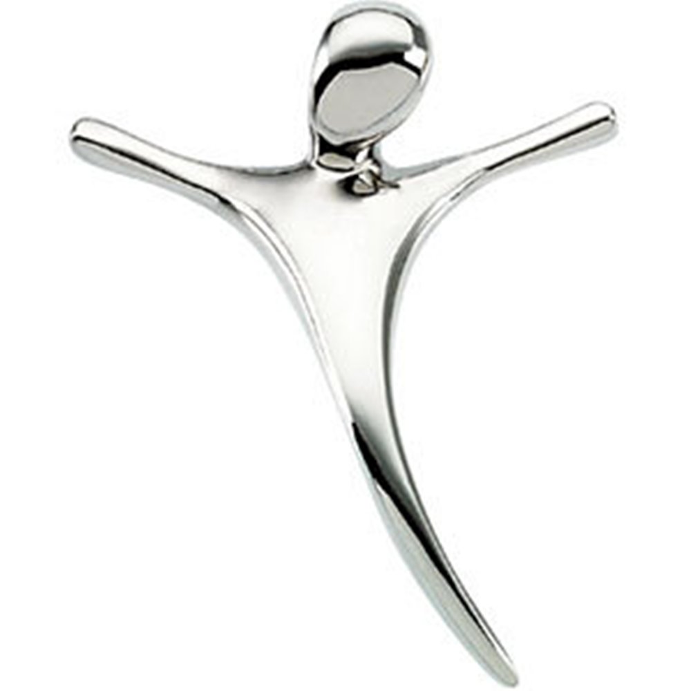 Crucifix 14k White Gold Pendant