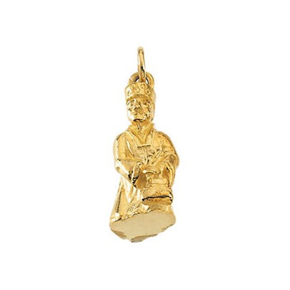 Sterling Silver Melchior Pendant (14.5x6.5mm)