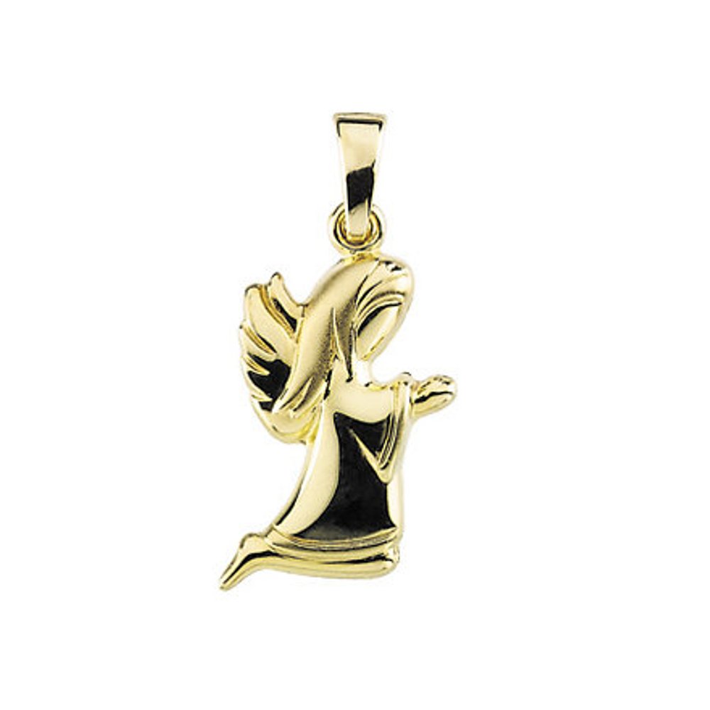 Praying Angel 14k Yellow Gold Pendant