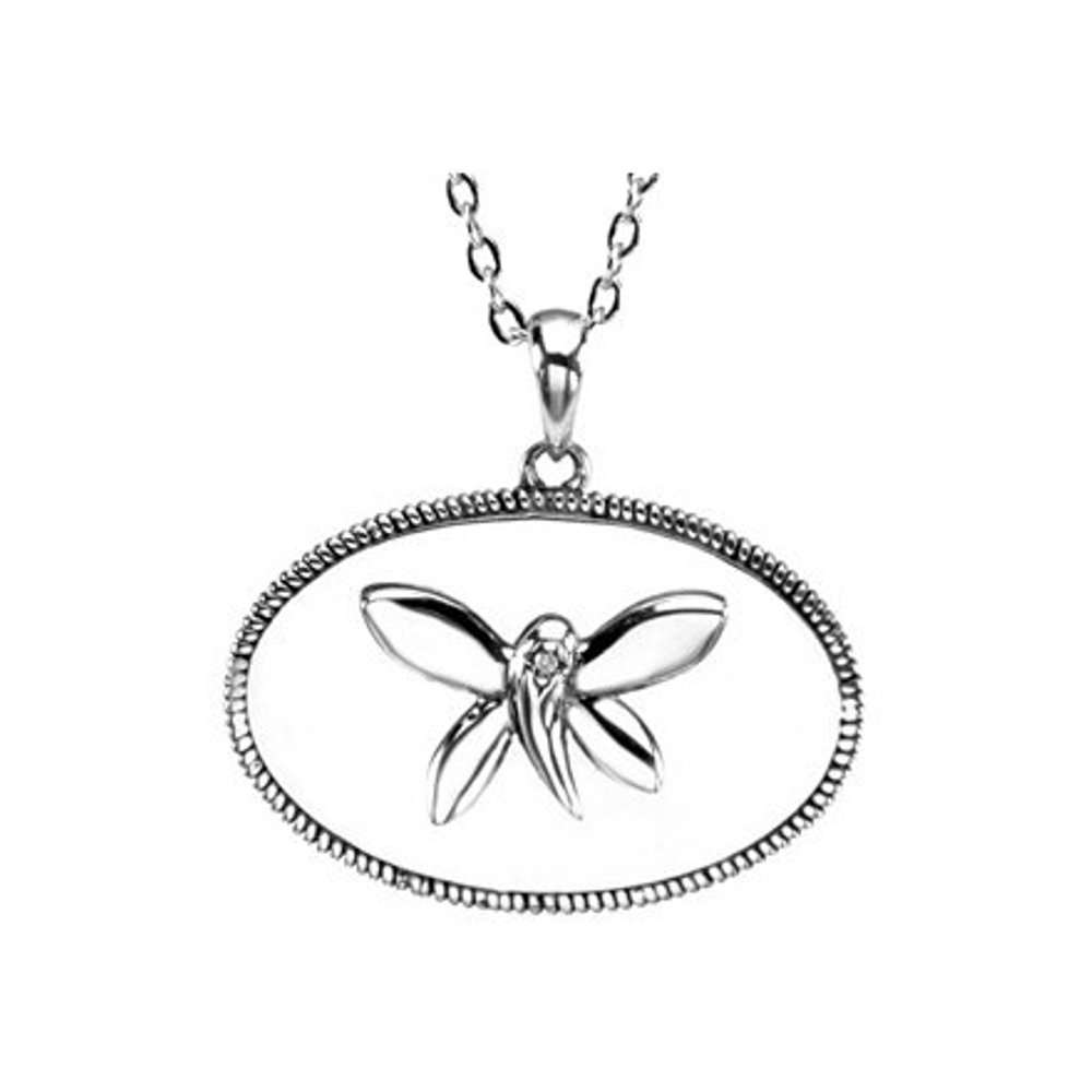 It Begins With Me Rhodium-Plated Sterling Silver Pendant Necklace  