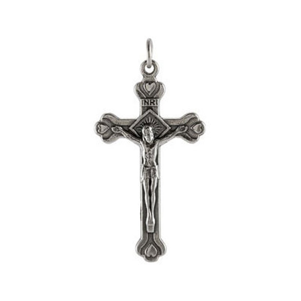 Crucifix Sterling Silver Pendant