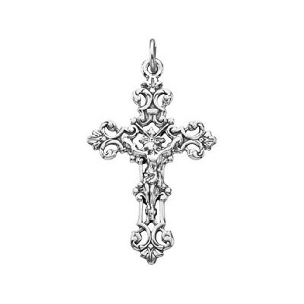 Crucifix Sterling Silver Pendant