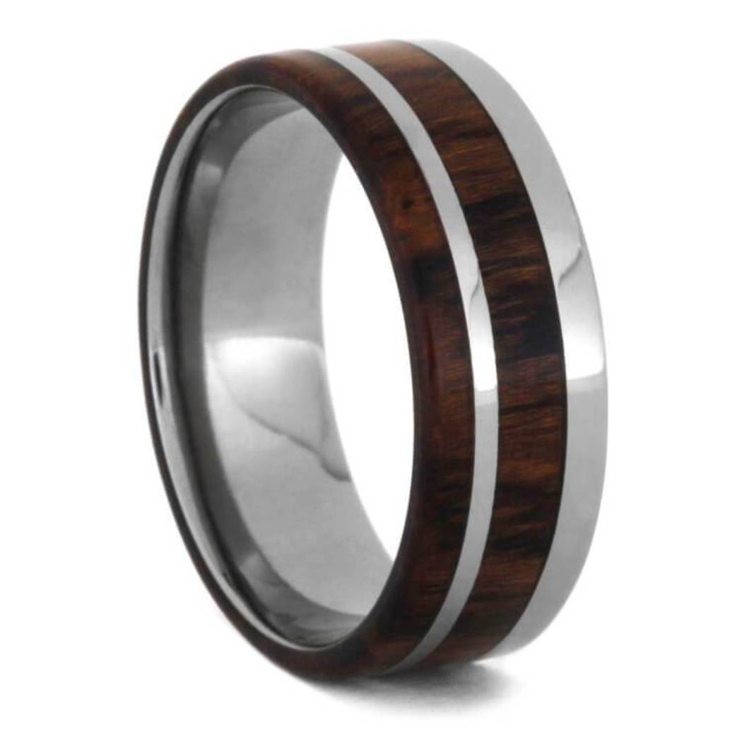 Ironwood 8mm Titanium Comfort-Fit Wedding Band