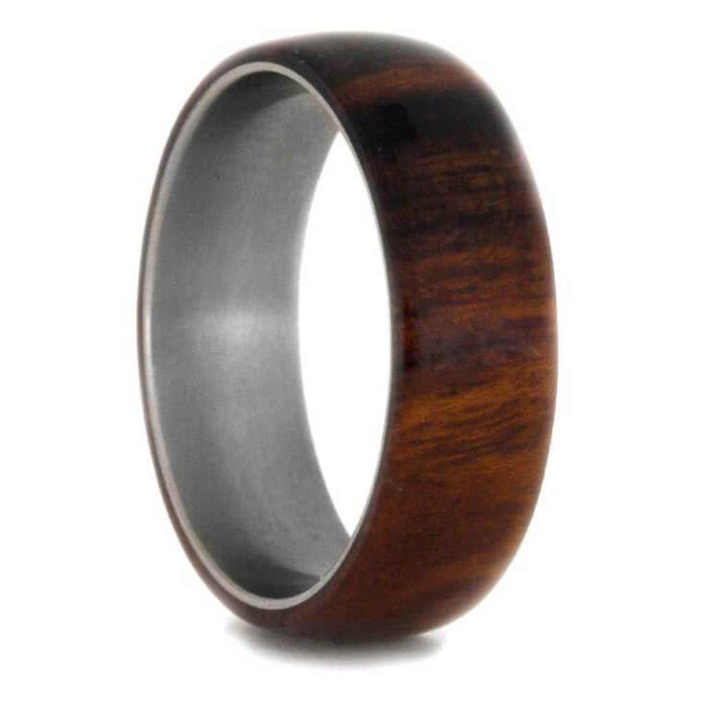 Ironwood 7mm Matte Titanium Comfort-Fit Ring