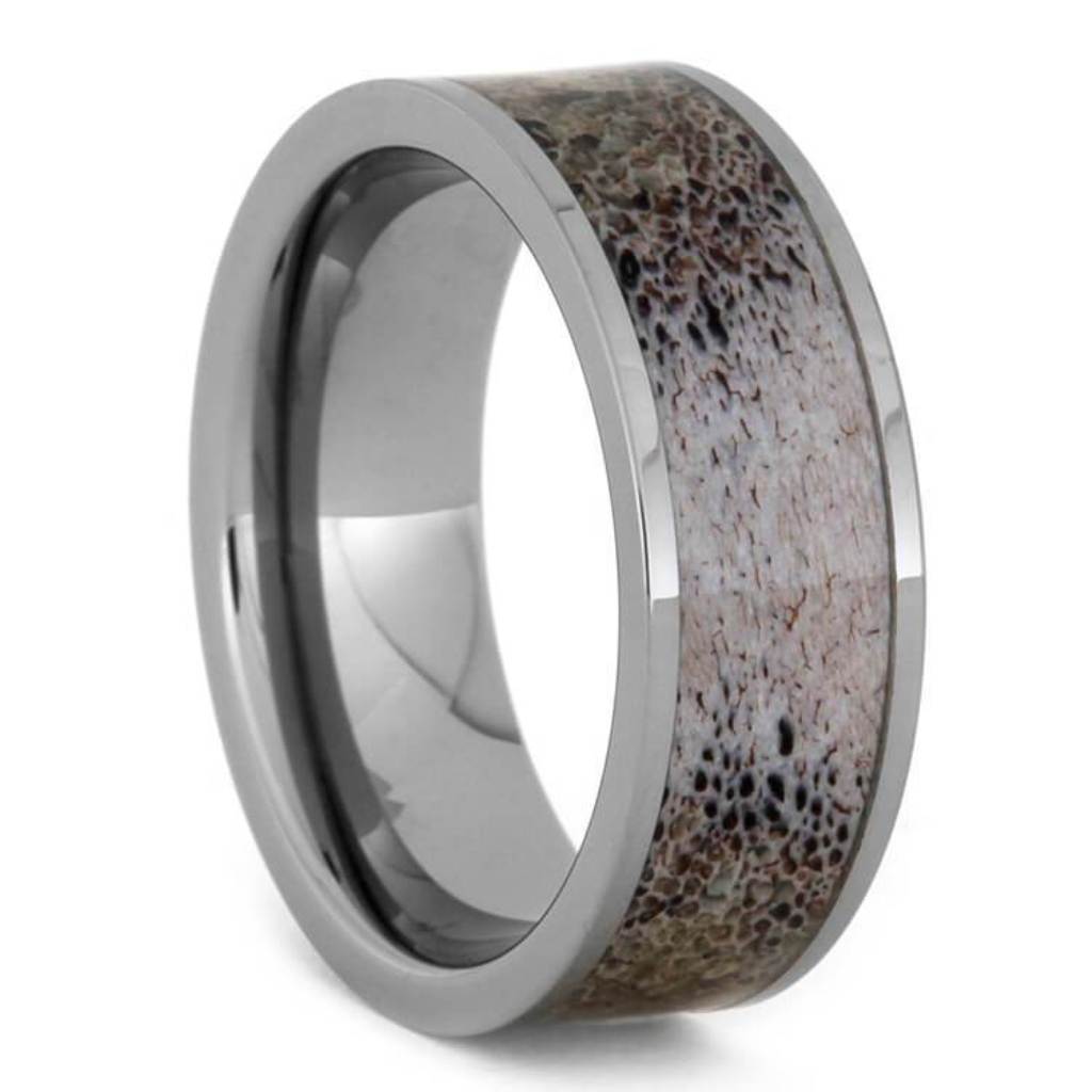 Tungsten Antler Ring For Hunters