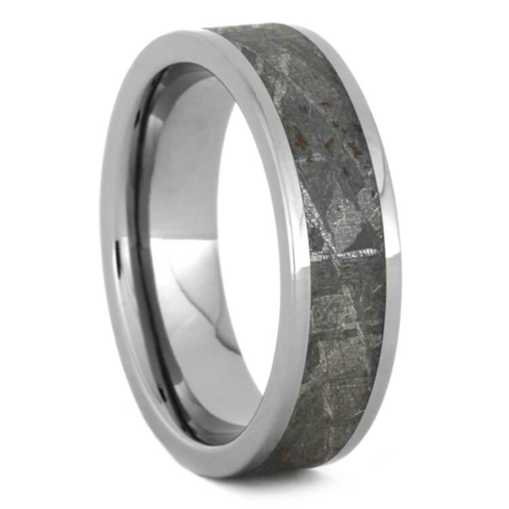 Gibeon Meteorite 5mm Titanium Comfort-Fit Wedding Band