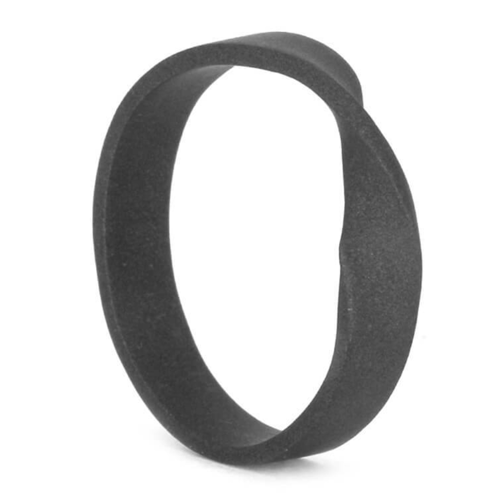 Titanium 4mm Sandblasted Comfort-Fit Ring