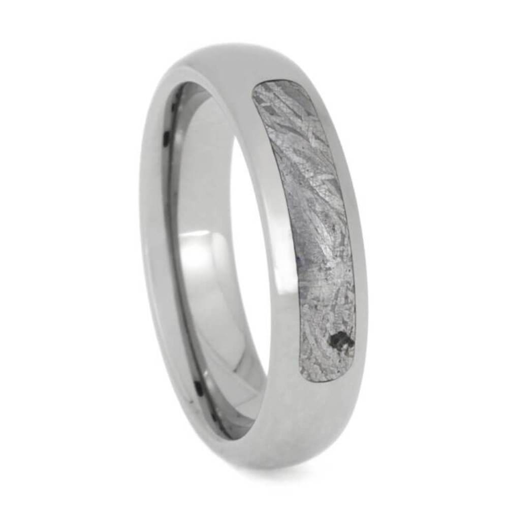 Gibeon Meteorite 5mm Titanium Comfort-Fit Wedding Band