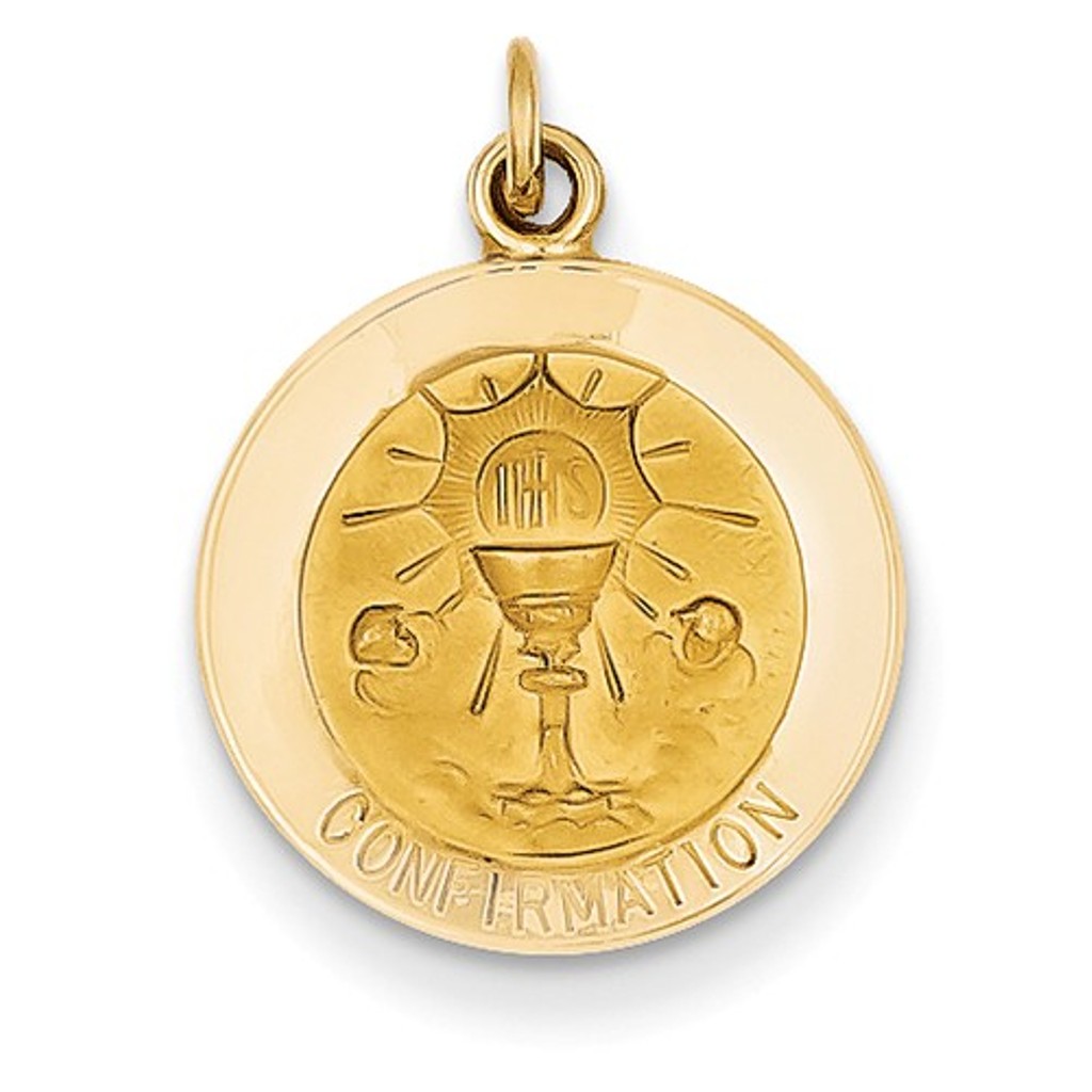 14k Confirmation Medal Charm