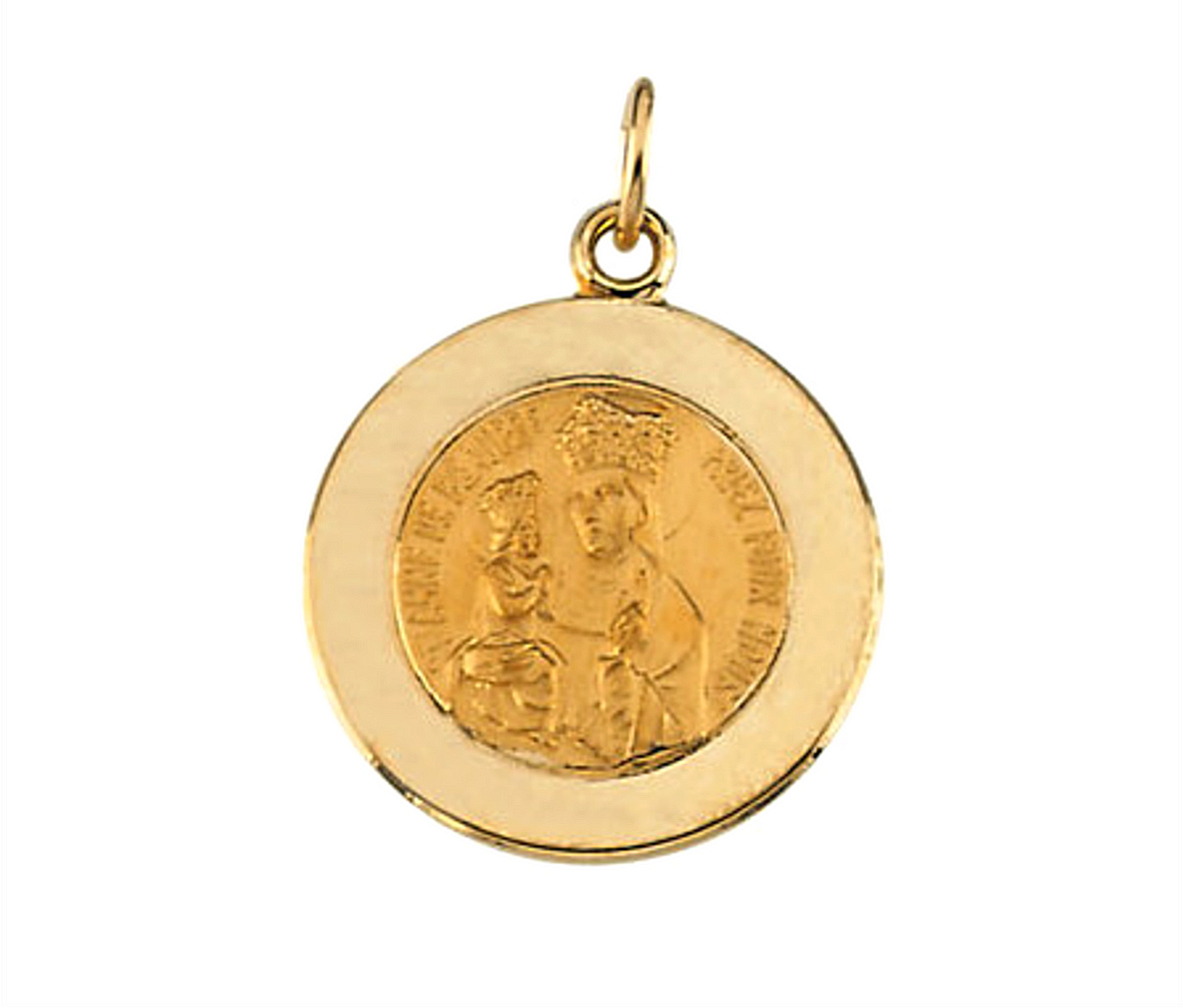14k Yellow Gold St. Anne de Beau Pre Medal (12 MM) R16357_1000MP