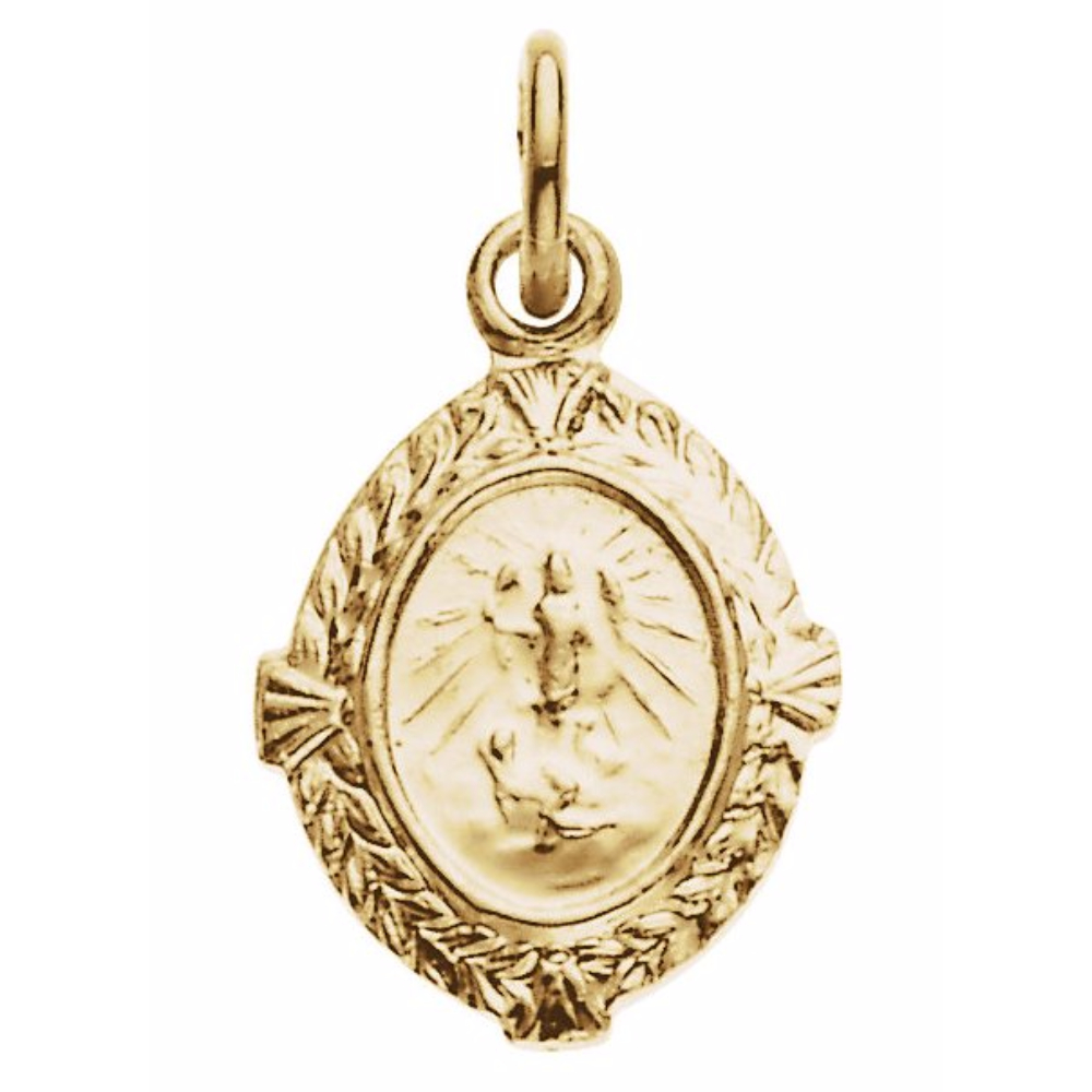 14k Yellow Gold St. Raphael Medal 