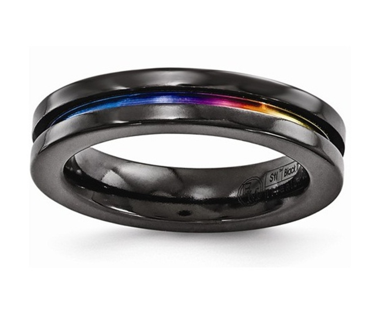  Black Ti Anodized 4mm Band