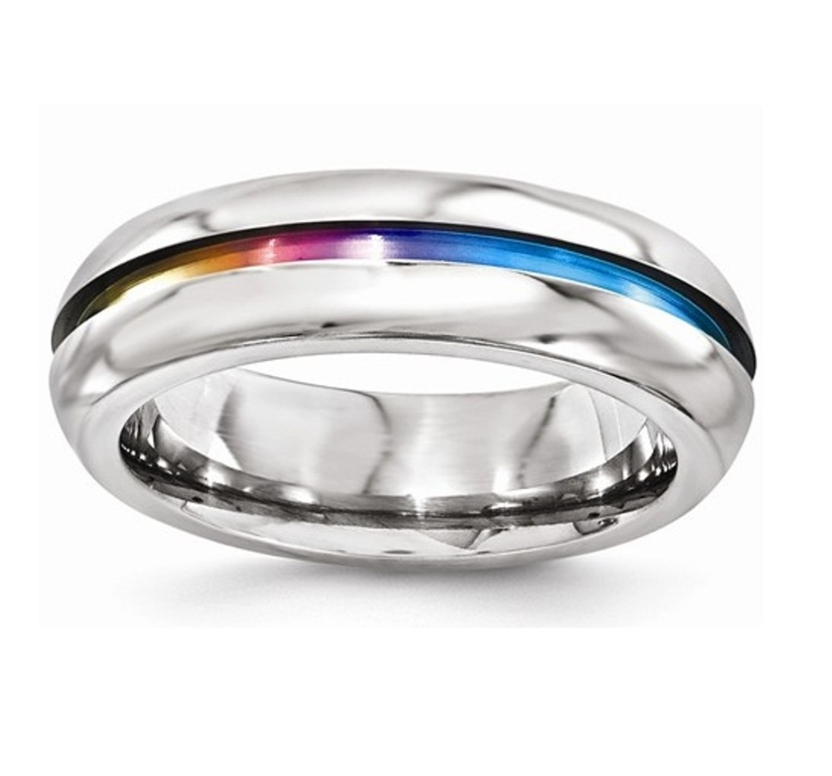  Titanium Anodized 6mm Band