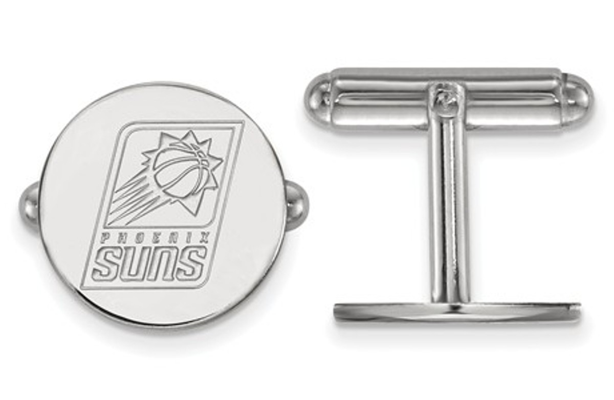 Sterling Silver NBA LogoArt Phoenix Suns Cuff Link