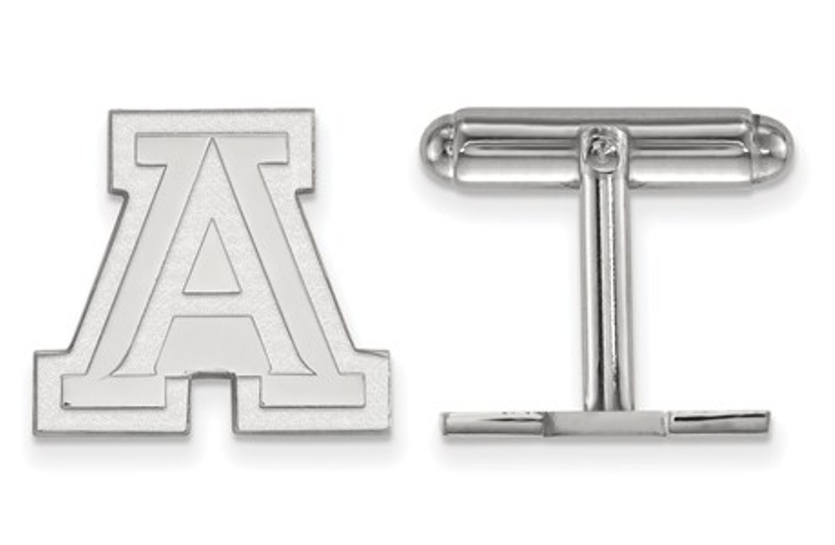 Sterling Silver LogoArt University Of Arizona Cuff Link