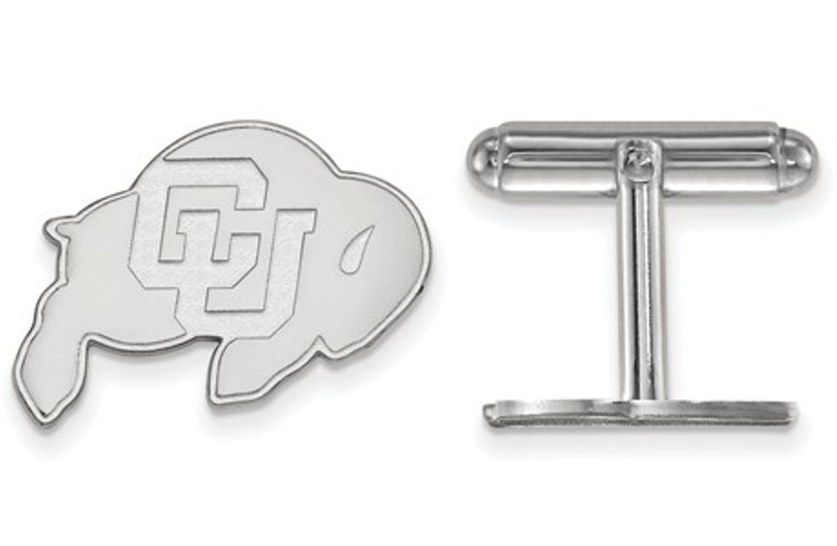 Sterling Silver LogoArt University Of Colorado Cuff Link