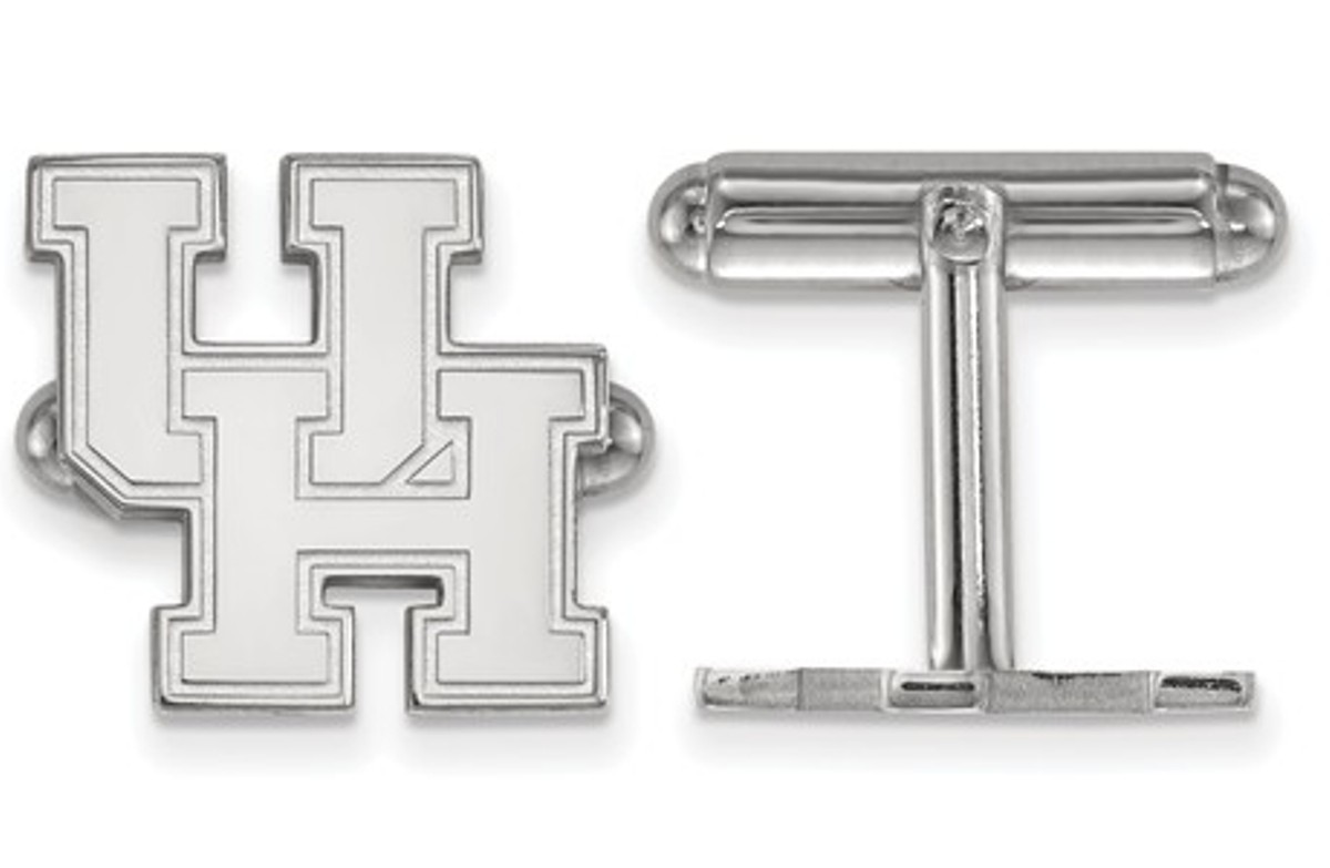 Sterling Silver LogoArt University Of Houston Cuff Link