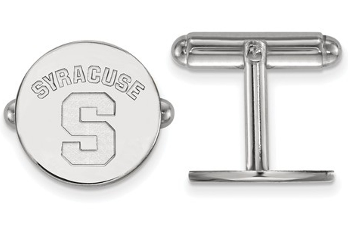 Sterling Silver LogoArt Syracuse University Cuff Link