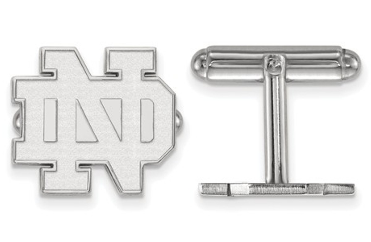 SS LogoArt University Of Notre Dame Cuff Link