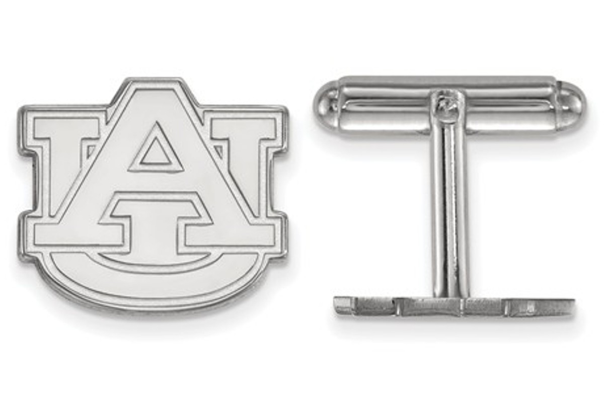 Sterling Silver LogoArt Auburn University Cuff Link