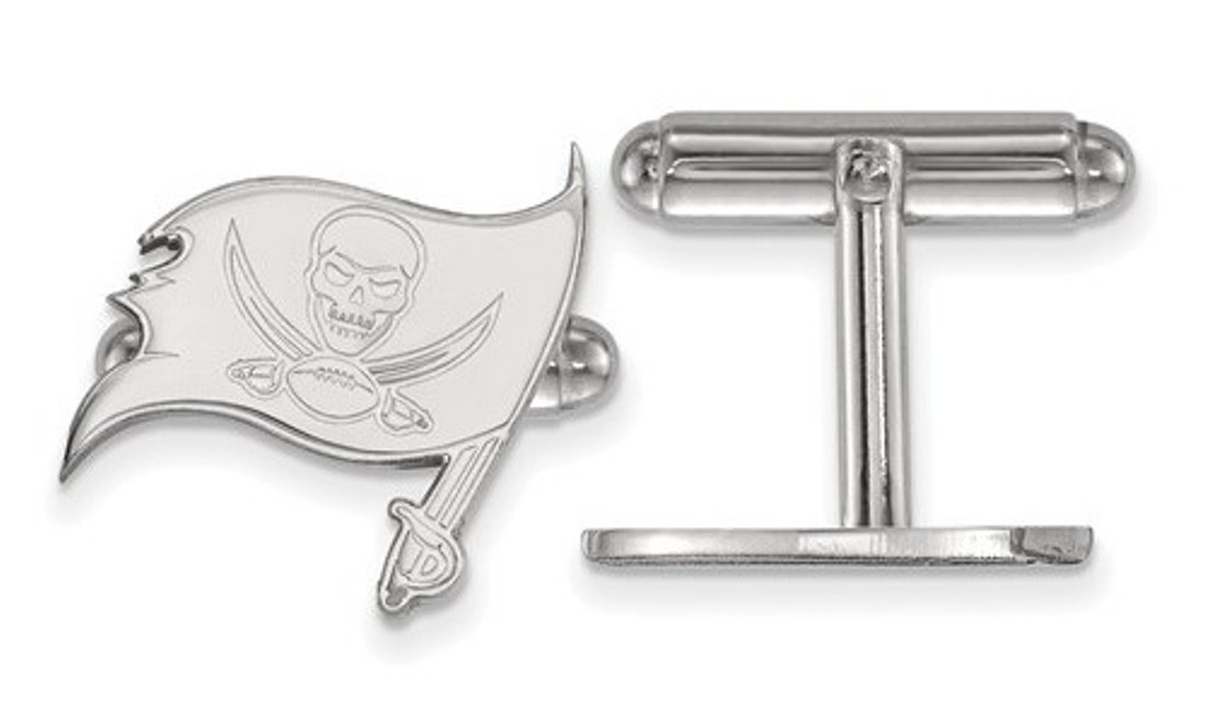 Sterling Silver Tampa Bay Buccaneers Cuff Link