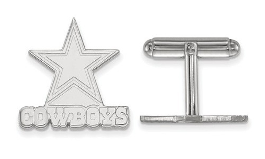 Sterling Silver Dallas Cowboys Cuff Link