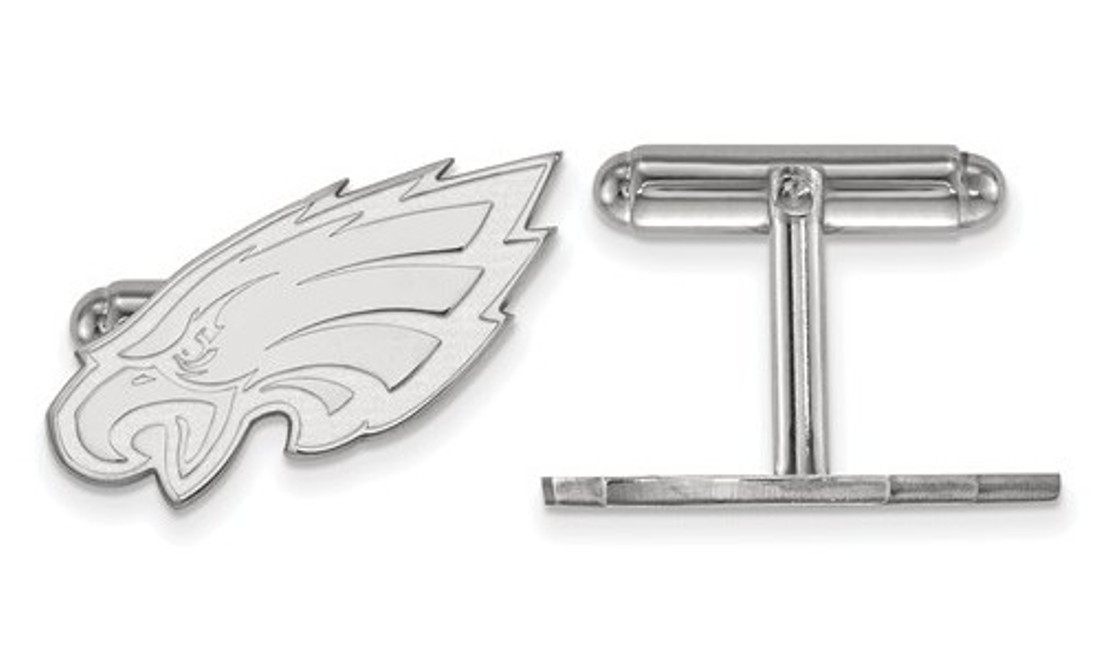 Sterling Silver Philadelphia Eagles Cuff Link